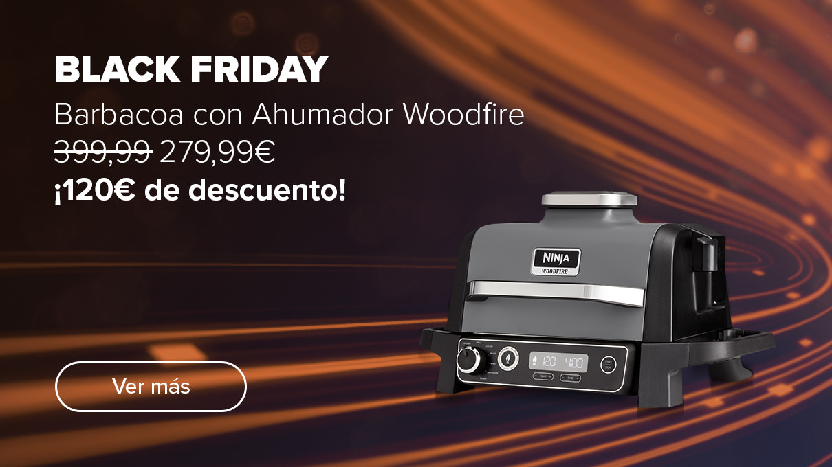 Black Friday 2023: Oferta Barbacoa con Ahumador Ninja Woodfire con 120€ de descuento