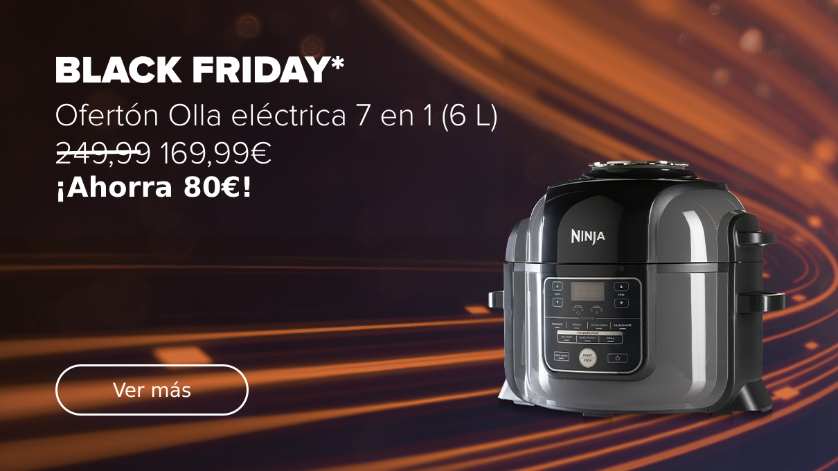 Black Friday 2023: Oferta Olla eléctrica Ninja de 6L con 80€ de descuento