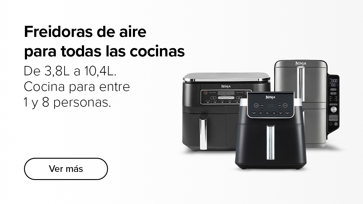 Ninja Air Fryers, con capacidades entre 3,8 litros y 10,4 litros