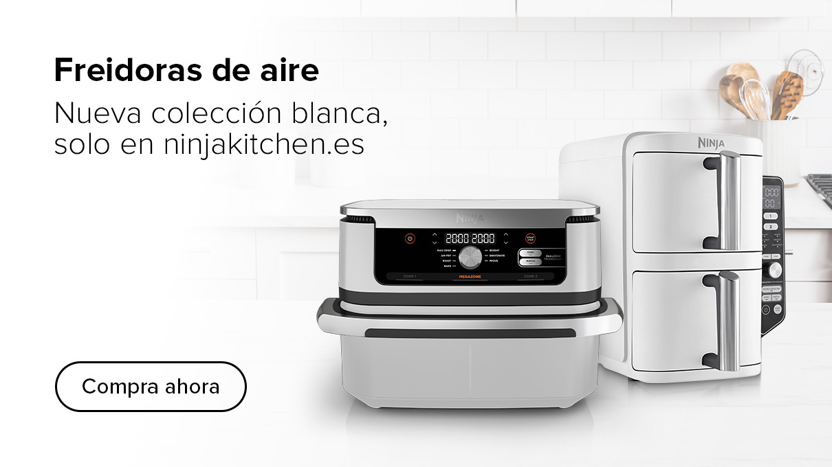 Nueva colección blanca de air fryers exclusiva de ninjakitchen.es