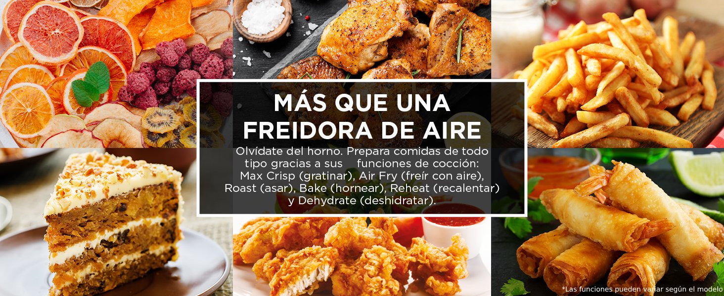 Air Fryers Ninja: más que Freidoras de aire para freír sin aceite, son multifuncionales