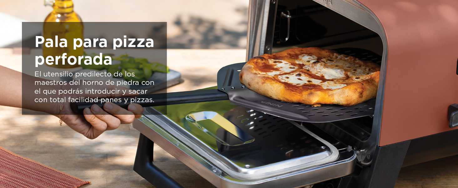 Accesorios Horno Exterior para Pizzas Ninja Woodfire: Pala perforada para pizzas